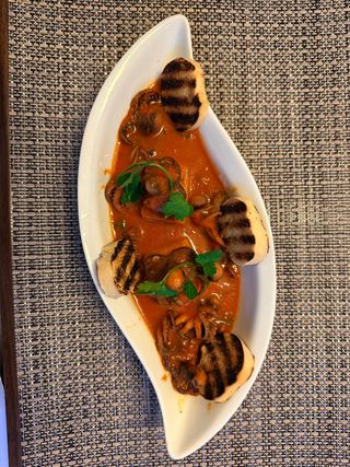 Moscardini, pachino, olive taggiasche