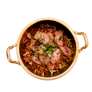 #28. Ramen de ternera (Sin caldo)