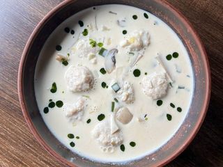 Вершково-грибний суп з фрикадельками (350g)