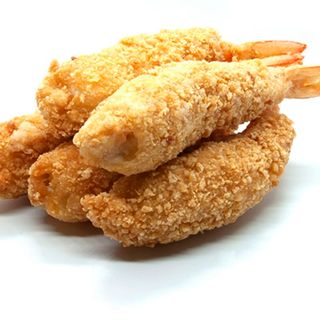 Langostinos tempura