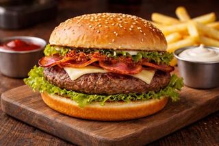 Crispy burger