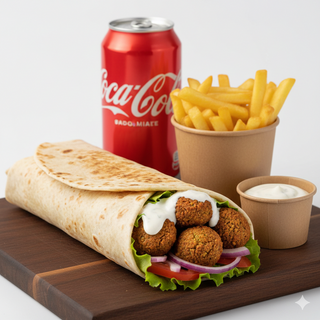 Menú Durum Kebab De Falafel