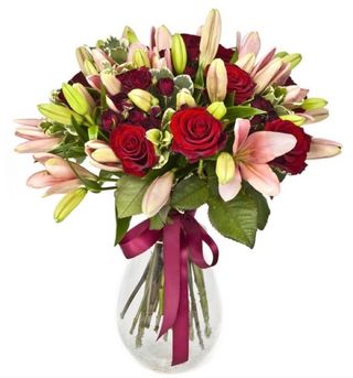 Composition Lys – Roses 