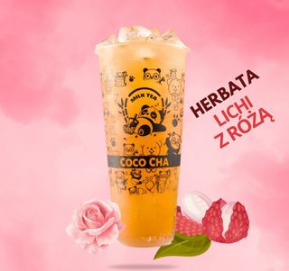 Herbata liczi z różą