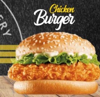 Menú chicken burger