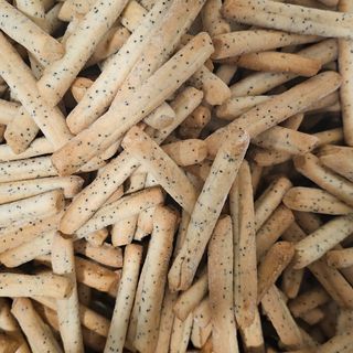 Grisines con semillas de amapola y lino 1 Kg