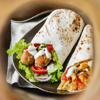 Șaurma cu falafeli