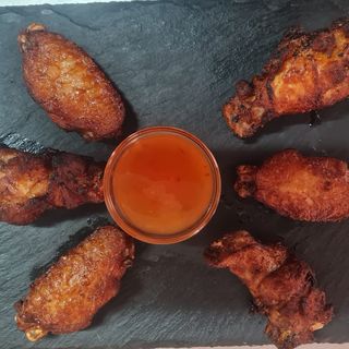 Alitas De Pollo  BBQ (6 Uds.)