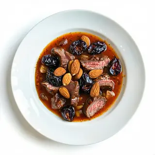 Tajine di vitello con prugne