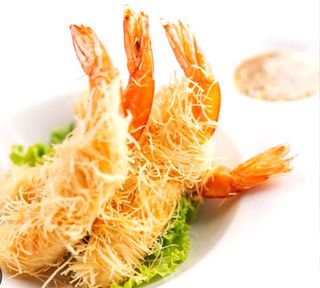 308 Ebi fry gamberoni avvolto da pasta kataifi
