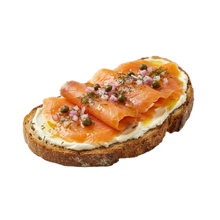 Tostada De Salmón