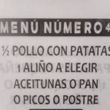Menú N° 4