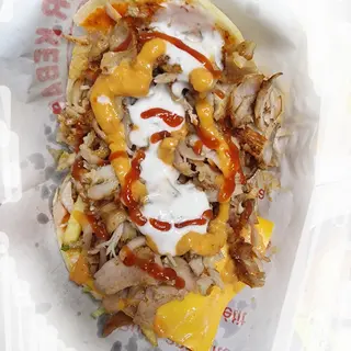 Panino kebab formaggio