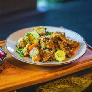 Pileći mišići na maslinovom ulju sa susamom