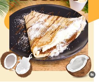 Palačinka Bounty posna