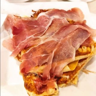 Crep Jamón salado y Queso Mozarella (delivery)