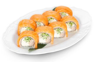 Roll Philadelphia z krewetkami XL 