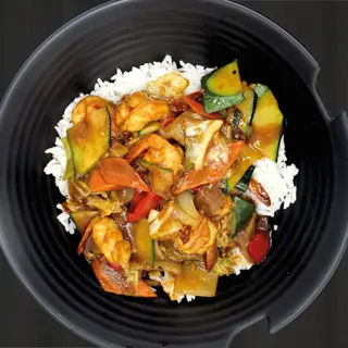 Wok de Camarões