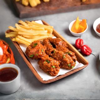 1/4 Kg Wings and Free Chips