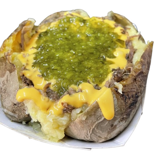 Картоф с дърпано телешко