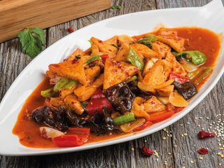 Дуфу с овощами