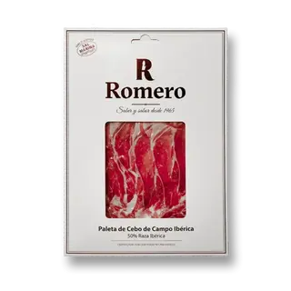 Loncheado paleta de cebo de campo ibérica 50% raza ibérica