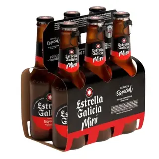 Cerveza Estrella Galicia Especial Pack 6 Botellas De 20 Cl