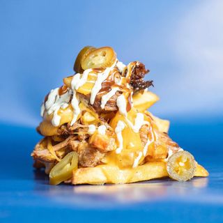 Patatas Fritas  Con Pulled Pork