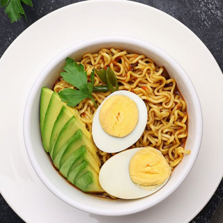 Indomie with Boiled Eggs or Omelette