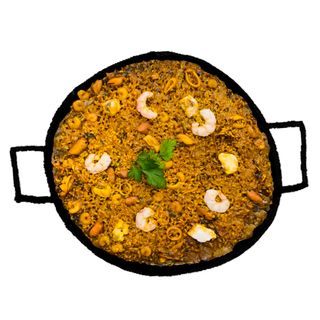 Arroz del senyoret o Arroz Ciego 