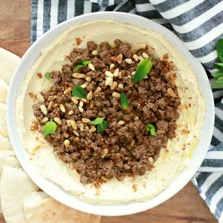 Houmous viande hachée