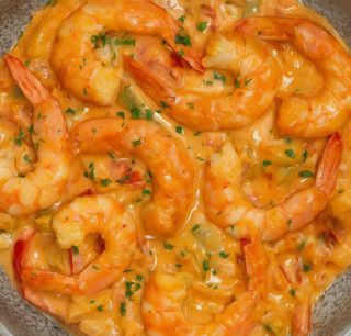 Curry de langostinos