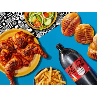 Full Meal + 4 Garlic Rolls