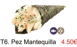 Temaki De Pez Mantequilla