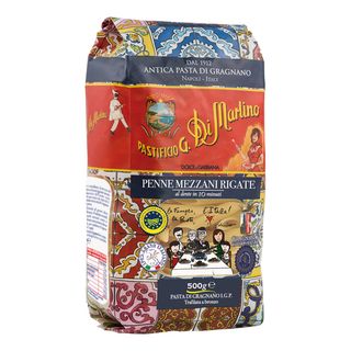 Penne Mezzani Rigate - Włoski Makaron Z Gragnano Igp - Di Martino - 500 Gr.