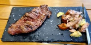 Presa ibérica a la brasa