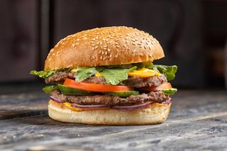 Double cheese burger