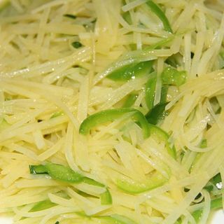 Shredded Potato With Green Pepper