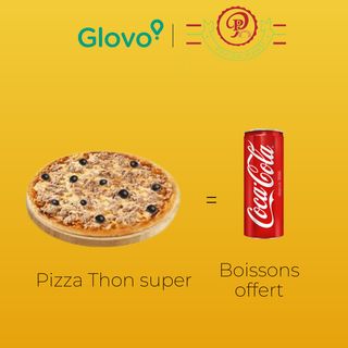 Pizza Thon Super = Boisson gratuite !