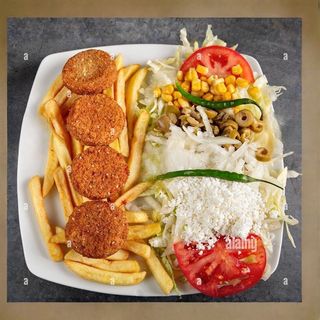 Plato De Kebab De Verduras