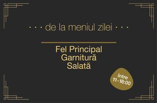 Fel Principal Meniul Zilei Marti