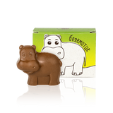 Шоколадна Фігурка Бегемотик З Молочного Шоколаду