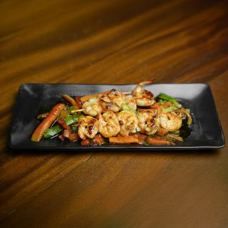 Yaki tori crevettes