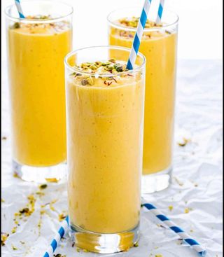 Batido cremoso de mango   
