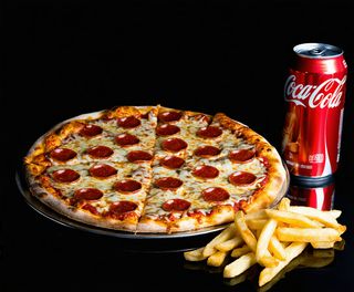 Menú pizza (28 Cm.)