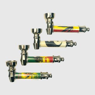 Mini Pipa Metal - Modelo Reggae