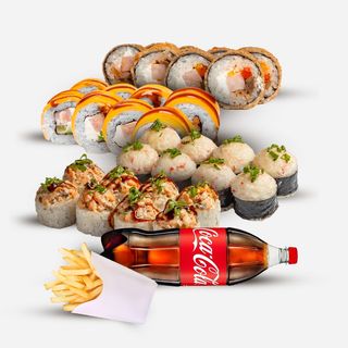 Сет 8 + Coca - Cola (32 шт.)