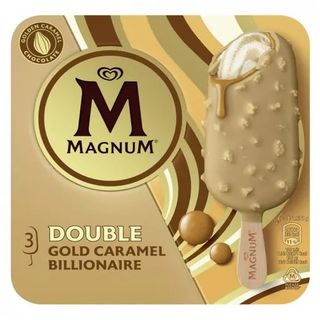 Helado Magnun Doble Gold Caramel Billionaire X 3 Ud.
