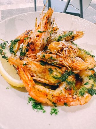 Langostinos A La Plancha