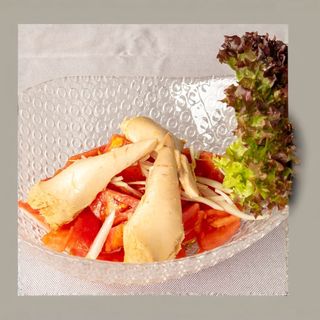 Selección de tomates de temporada, bonito de campaña